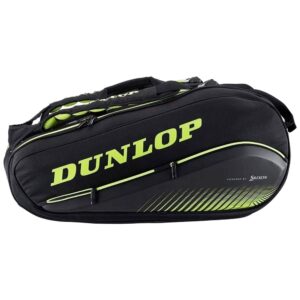 BOLSO DUNLOP SX PERFORMANCE 12 RKT THERMO NEGRO/AMARILLO